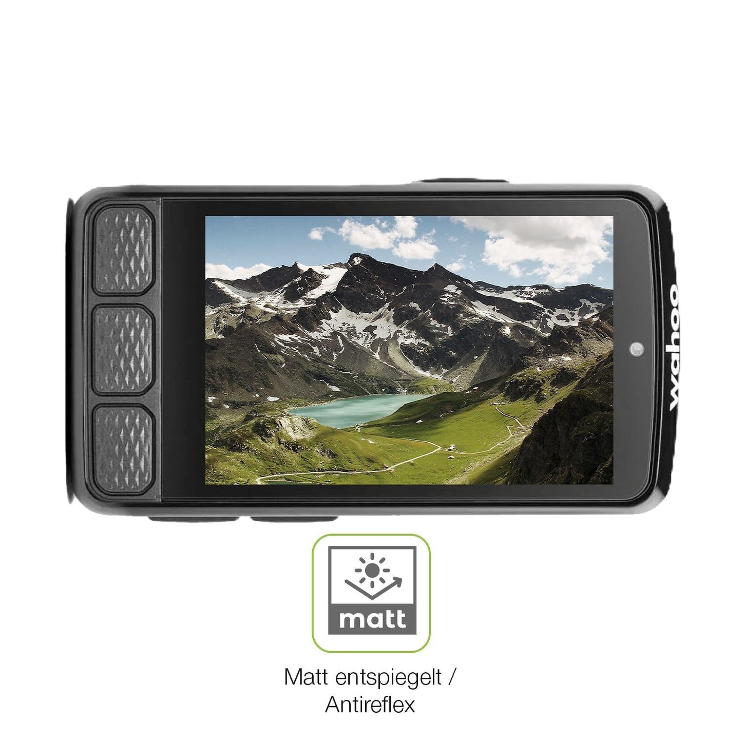 2x Full Cover Schutzfolie matt für Wahoo Elemnt Ro (5)