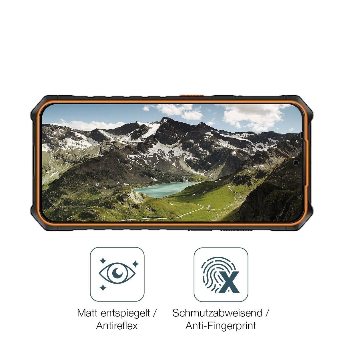 4x Schutzfolie matt für Hammer Iron 6 Display-Schu (4)