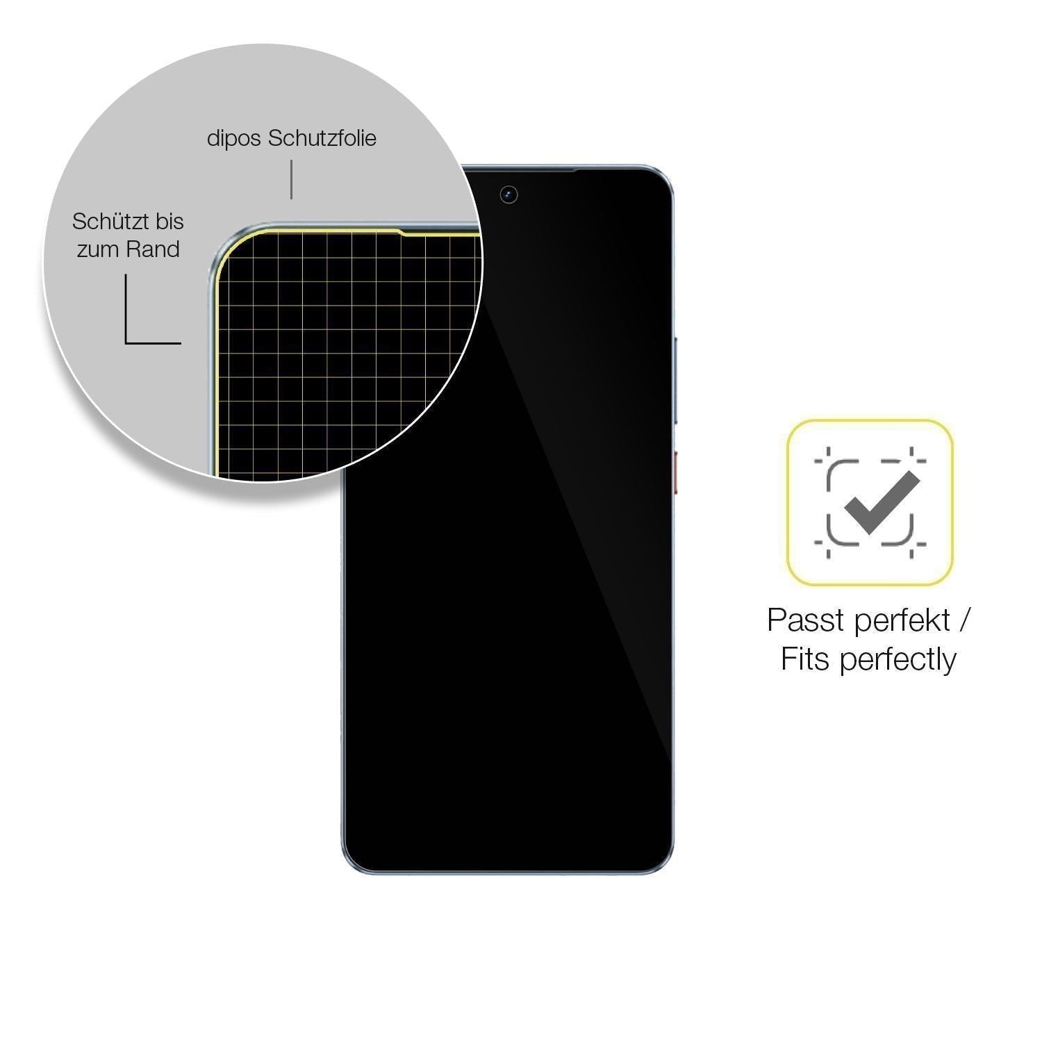 2x 3D Full Cover Schutzfolie für Realme GT 7 (6)