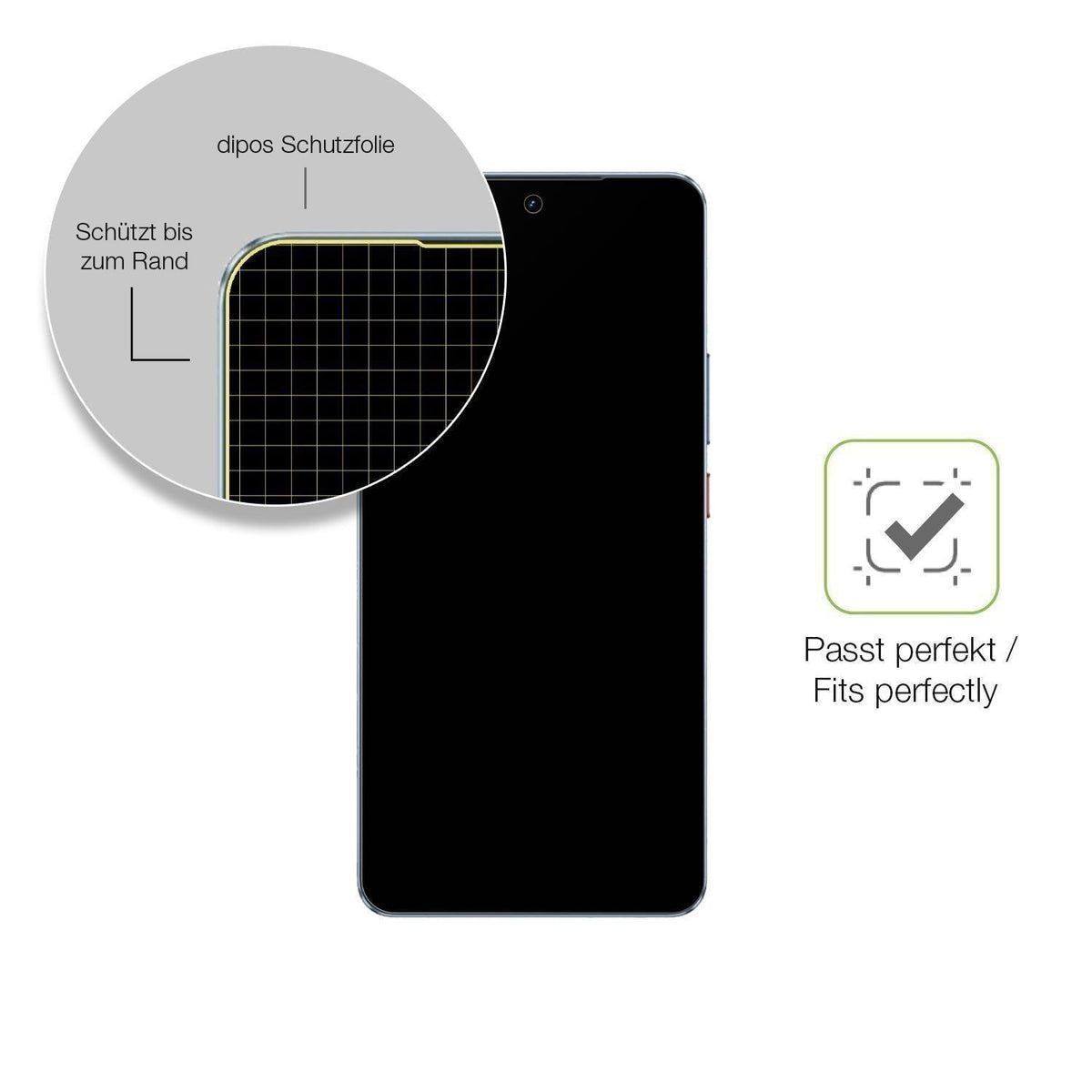 2x Full Cover Schutzfolie matt für Realme GT 7 (6)