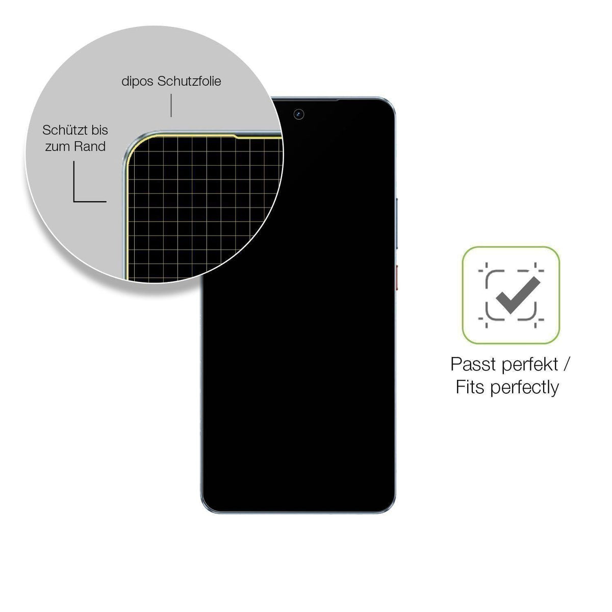 2x Full Cover Schutzfolie matt für Realme GT 7T 5G (6)