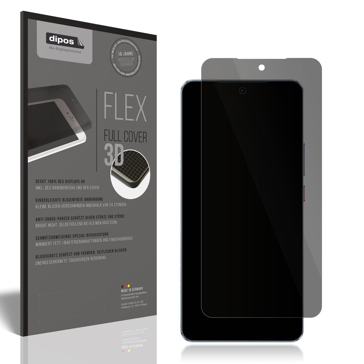 Full Cover Privacy Blickschutzfolie für Realme GT  (1)