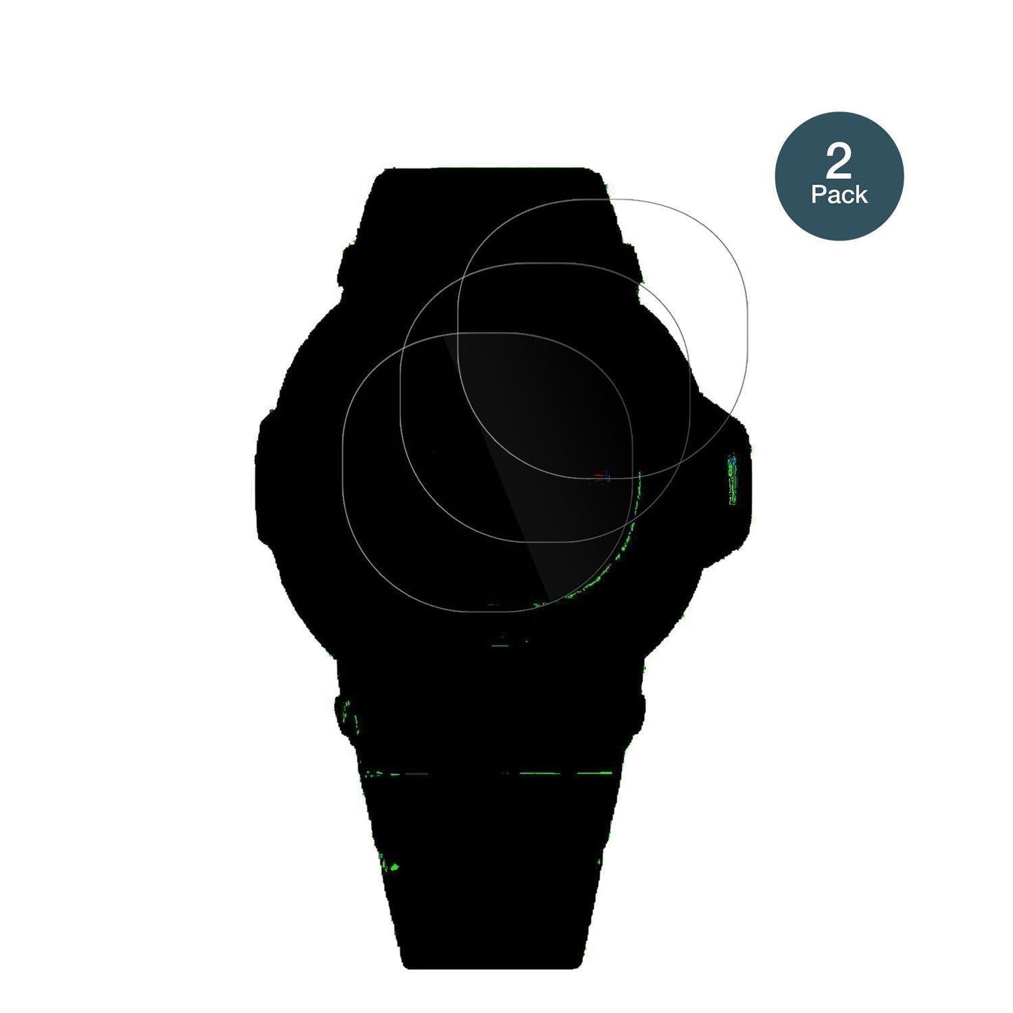 2x 9H Schutzfolie für Casio BGA-10 Panzerfolie (2)