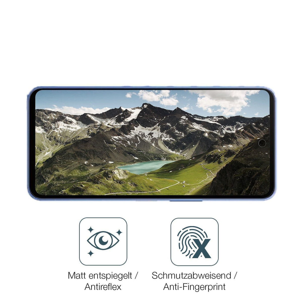 2x 9H Schutzfolie matt für Sharp Aquos wish5 Panze (5)