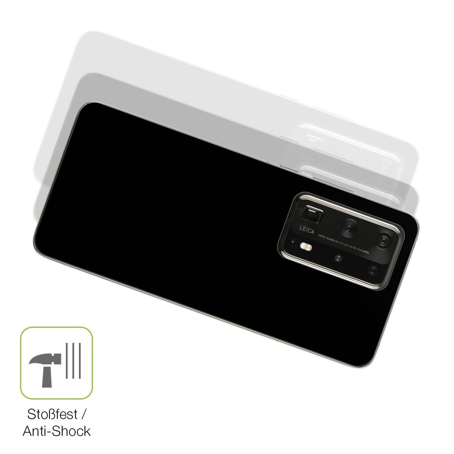 2x Full Cover Schutzfolie matt für Huawei P40 Pro  (4)