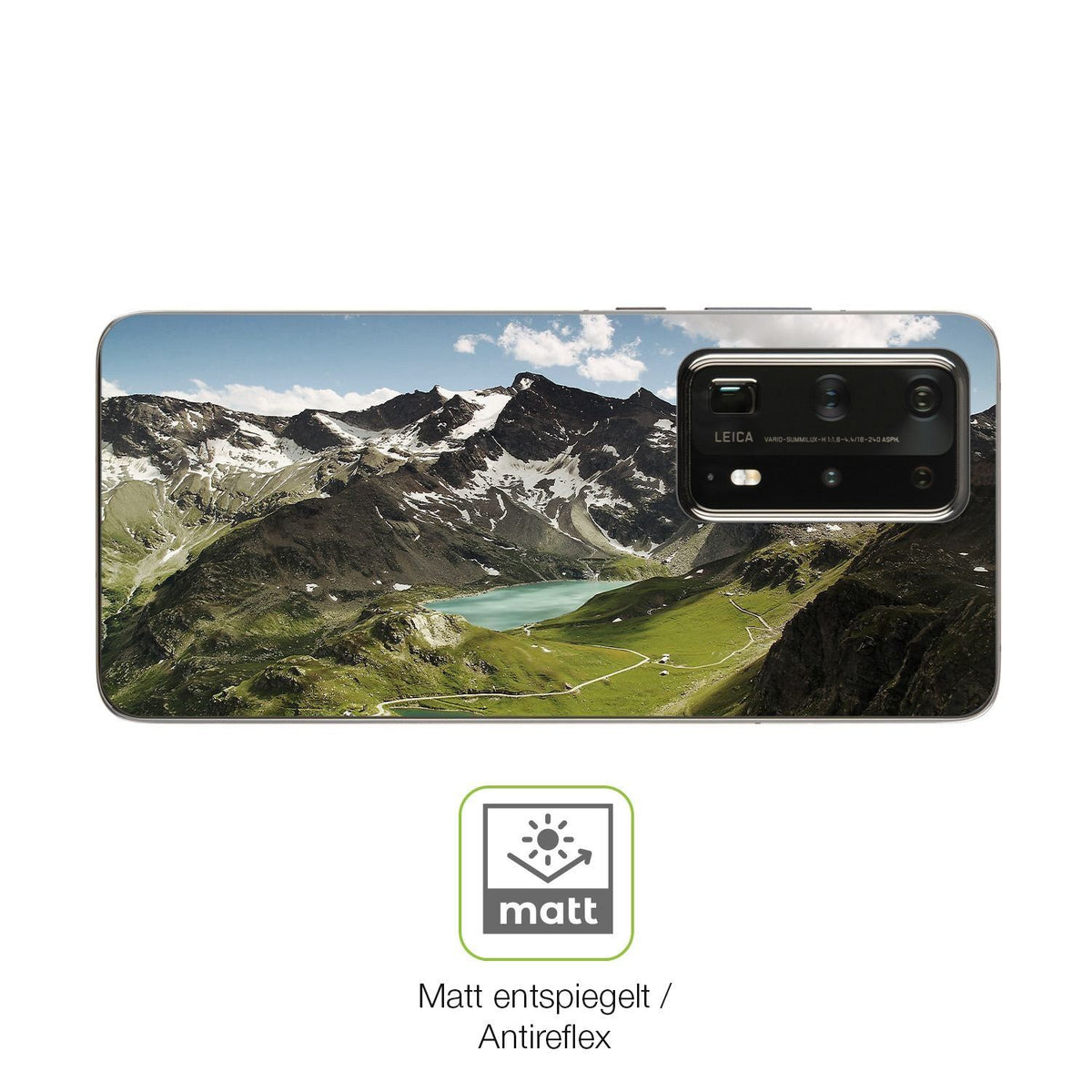 2x Full Cover Schutzfolie matt für Huawei P40 Pro  (5)