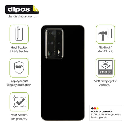 2x Full Cover Schutzfolie matt für Huawei P40 Pro  (7)
