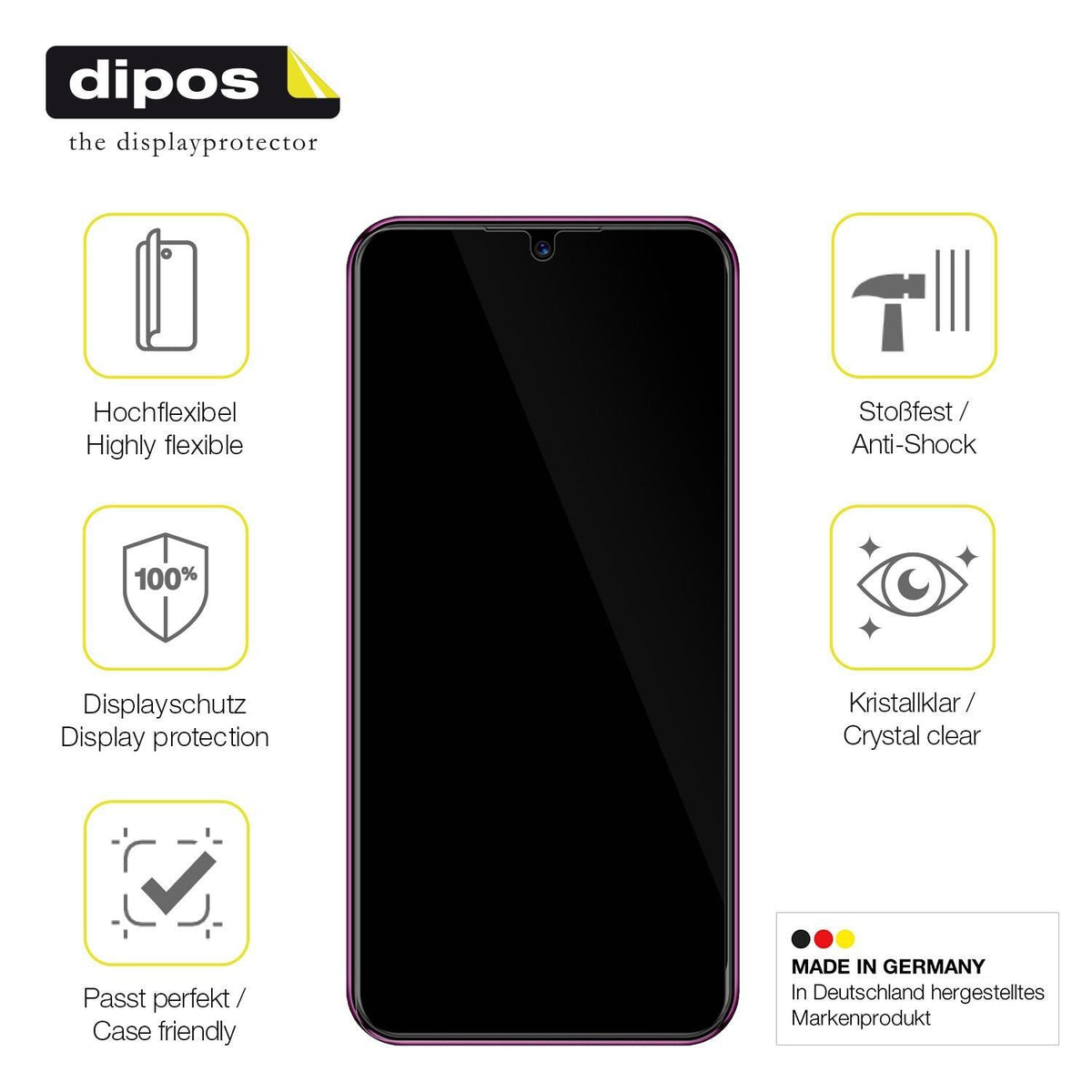 2x 3D Full Cover Schutzfolie für BQ 6051G (7)