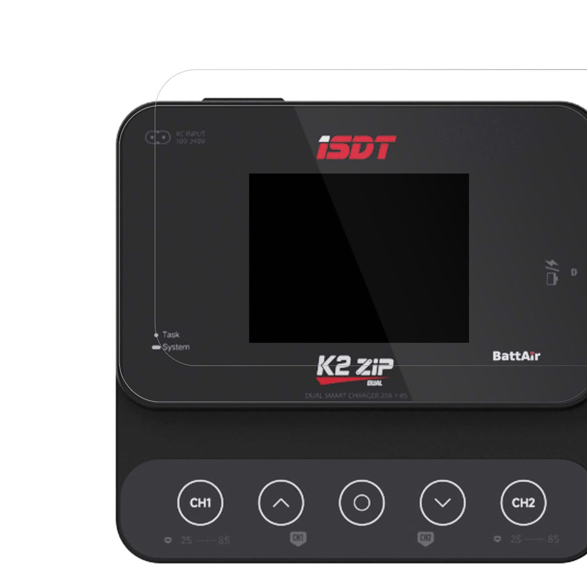 2x Schutzfolie klar für ISDT K27ip Display-Schutzf (2)