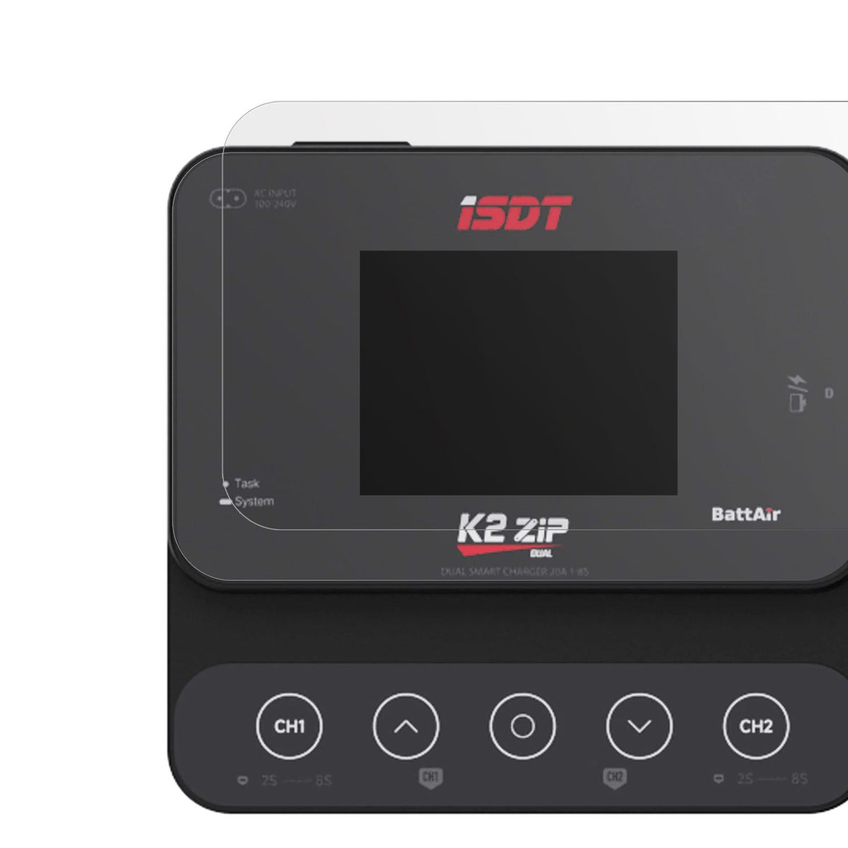 2x Schutzfolie matt für ISDT K27ip Display-Schutzf (2)
