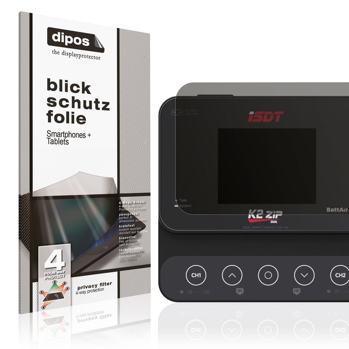 Blickschutzfolie für ISDT K27ip matt Schutzfolie P (1)