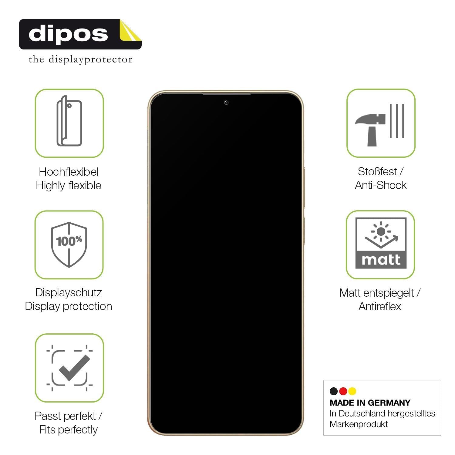 2x Full Cover Schutzfolie matt für Meizu Note 22 (7)
