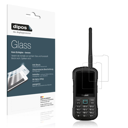 2x 9H Schutzfolie matt für Gigaset GLX8 Panzerfoli (1)