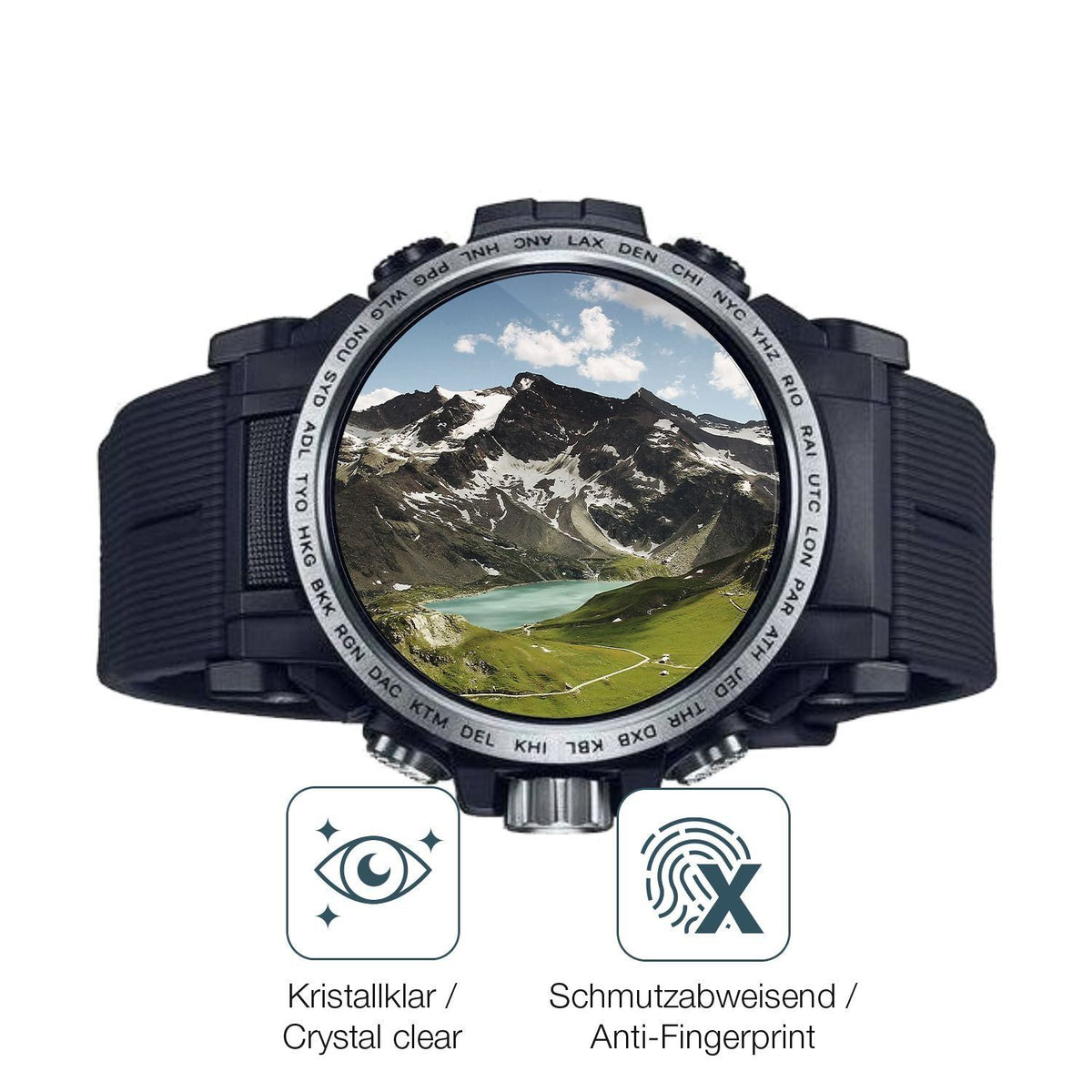 2x 9H Schutzfolie für Casio Pro Trek PRW-61 Panzer (5)
