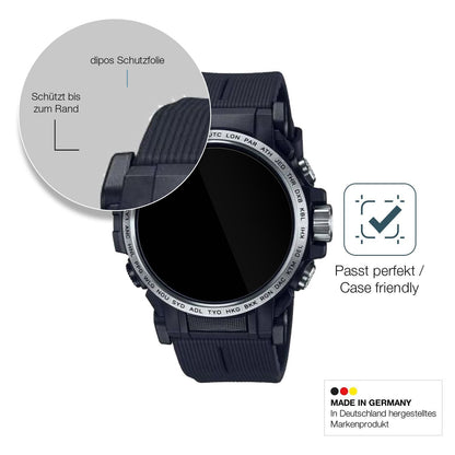 2x 9H Schutzfolie für Casio Pro Trek PRW-61 Panzer (6)