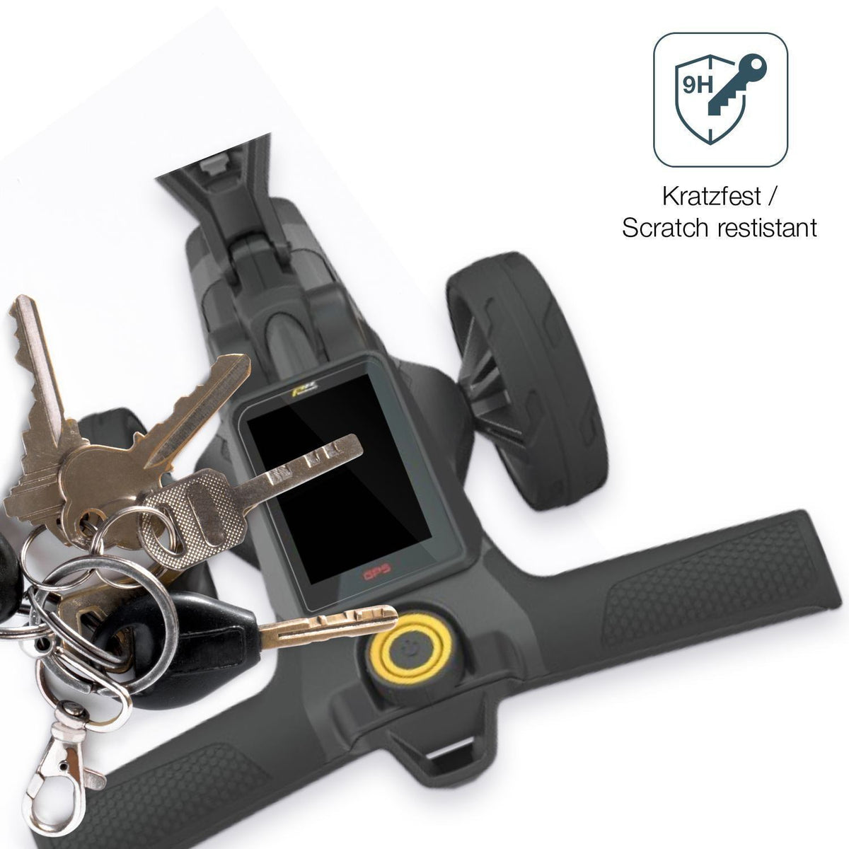 2x 9H Schutzfolie für PowerKaddy Ct10 Panzerfolie (3)