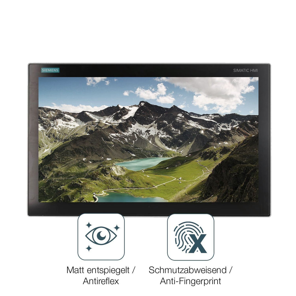2x Schutzfolie matt für Siemens IPC 477E Display-S (4)
