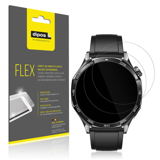 2x 3D Full Cover Schutzfolie für Huawei Watch 5 46 (1)