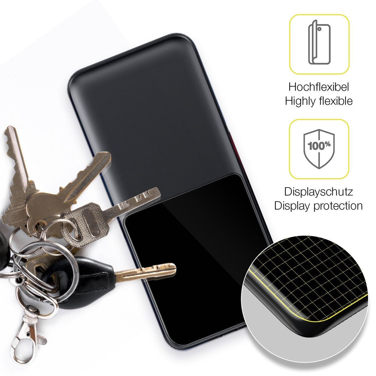2x 3D Full Cover Schutzfolie für CFIAI Power Bank  (3)