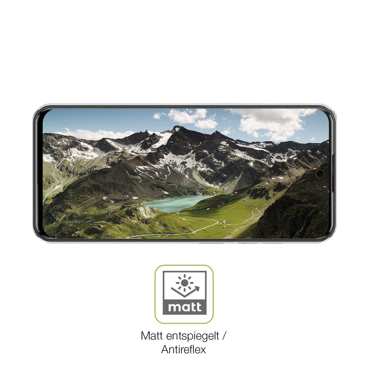 2x Full Cover Schutzfolie matt für Meizu mBlu 22 P (5)