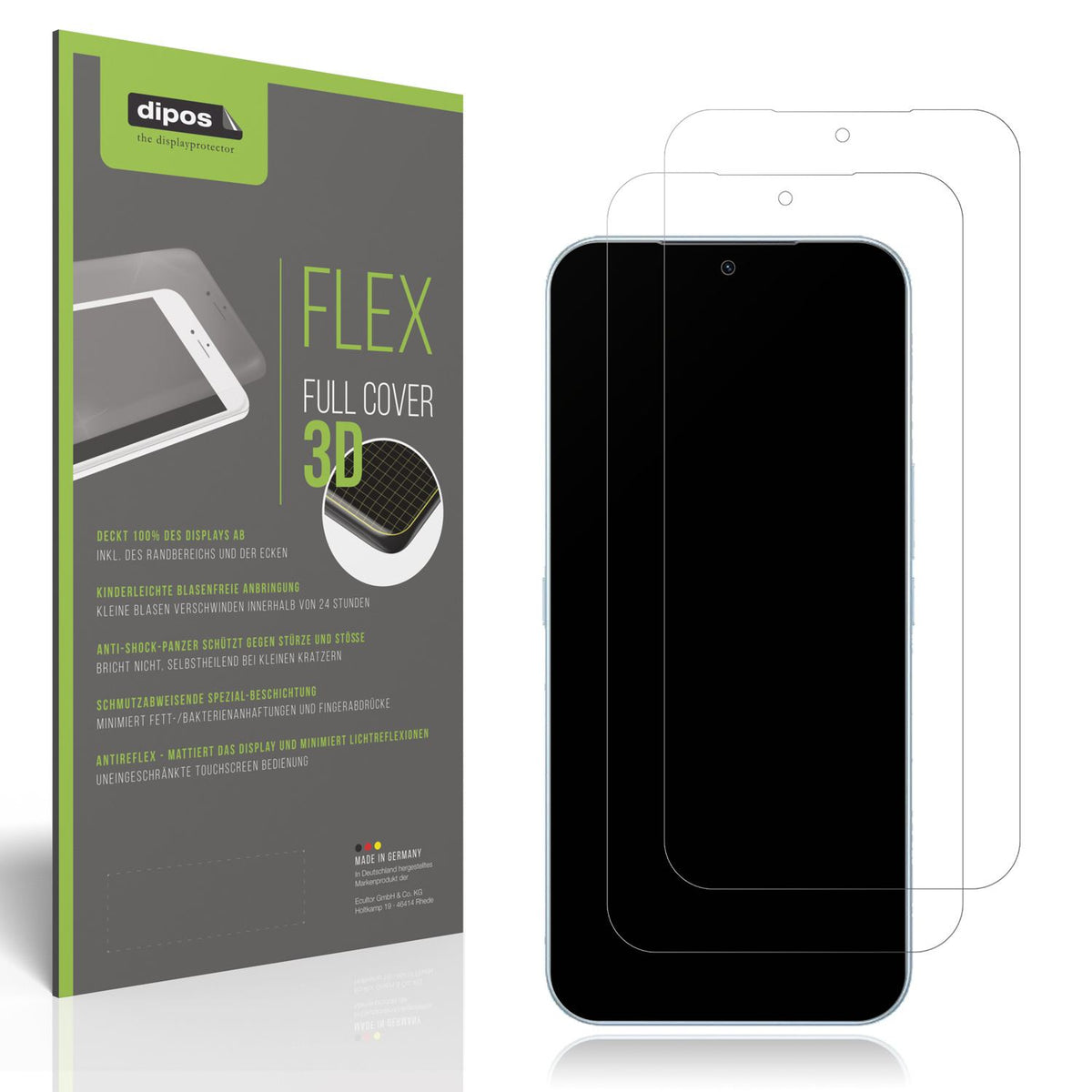 2x Full Cover Schutzfolie matt für Meizu Note 22 5 (1)