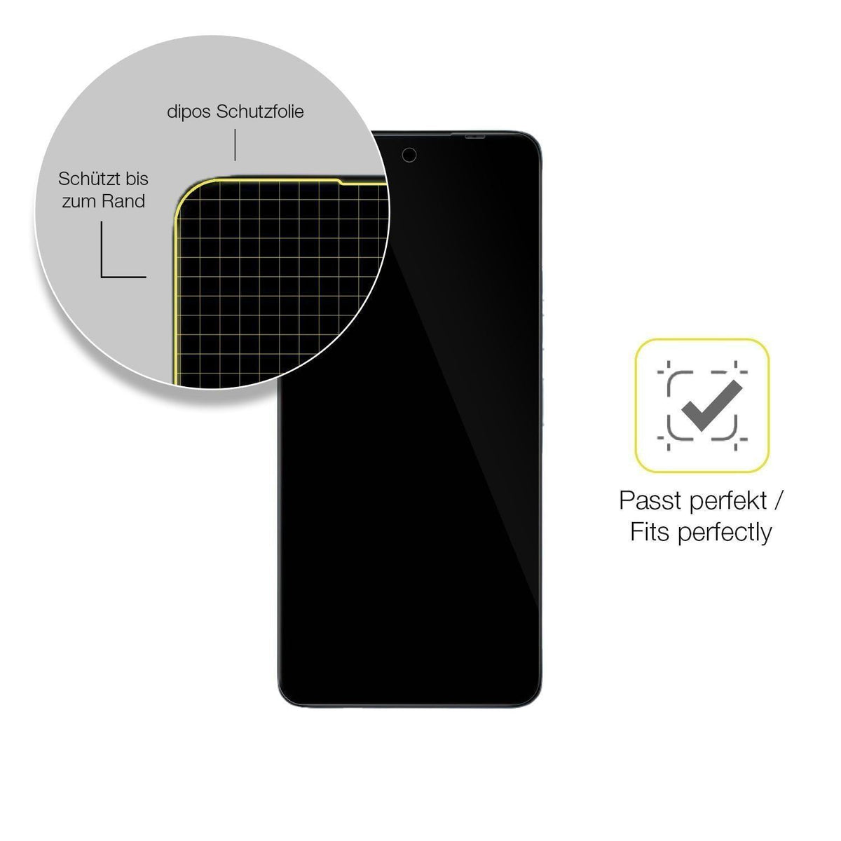 2x 3D Full Cover Schutzfolie für Umidigi Note 100x (6)