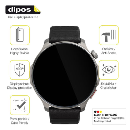 Displayschutzfolie passend für Amazfit Balance 2 (7)