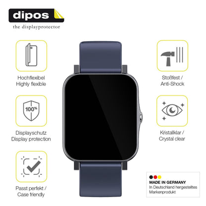 2x 3D Full Cover Schutzfolie für Qnix Smartwatch (7)