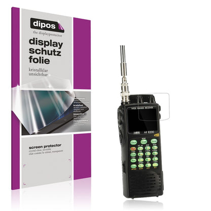 4x Schutzfolie klar für Aor AR-8200 Display-Schutz (1)