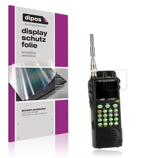 4x Schutzfolie klar für Aor AR-8200 Display-Schutz (1)