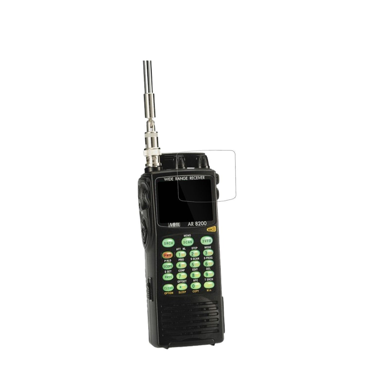 4x Schutzfolie klar für Aor AR-8200 Display-Schutz (2)