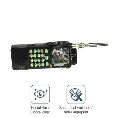 4x Schutzfolie klar für Aor AR-8200 Display-Schutz (4)