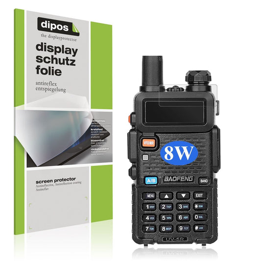 4x Schutzfolie matt für BAOFENG BF UV-5R Display-S (1)