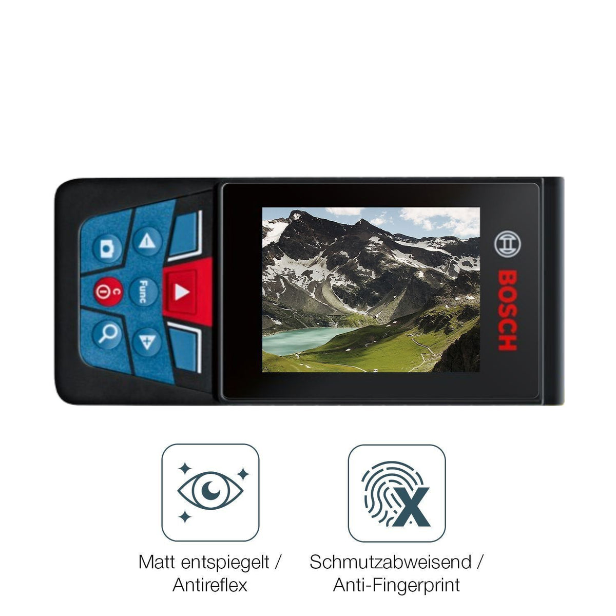 2x 9H Schutzfolie matt für Bosch Professional Lase (5)