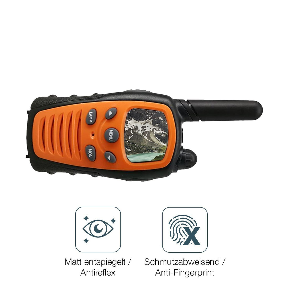 2x 9H Schutzfolie matt für HUNICOM H-628 Panzerfol (5)