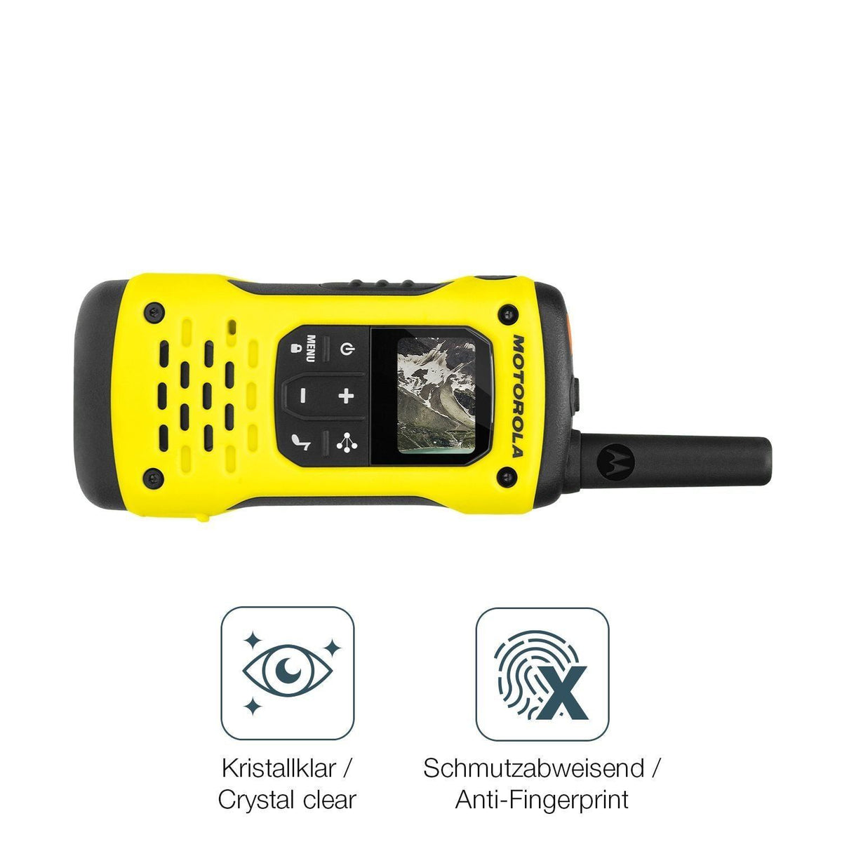 2x 9H Schutzfolie für Motorola TLKR T92 H2O Panzer (5)