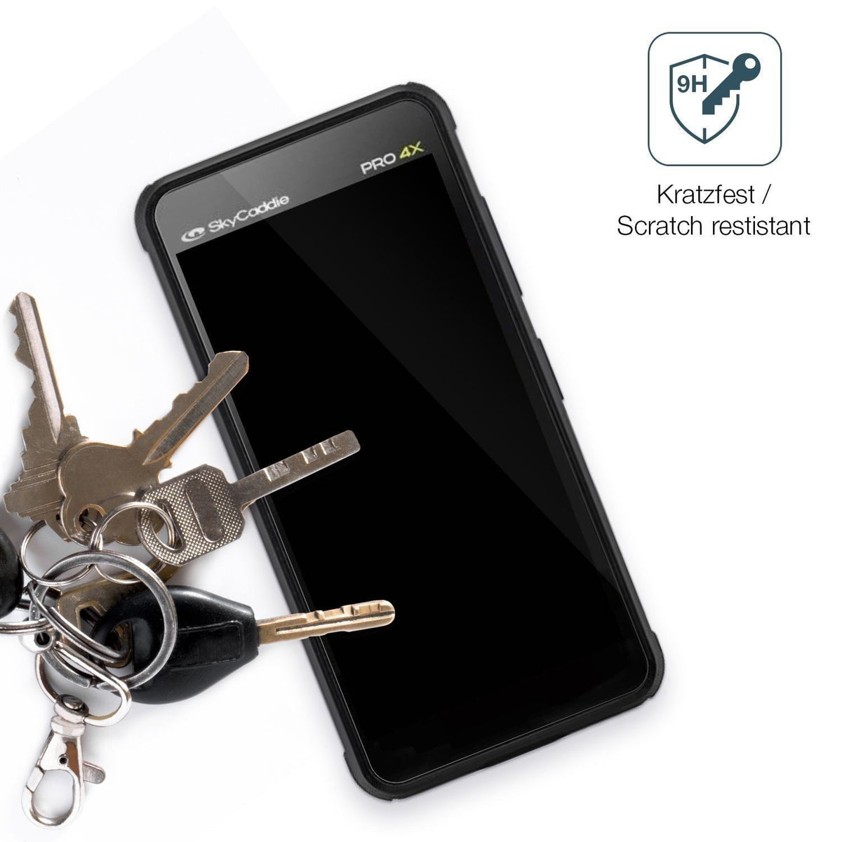 2x 9H Schutzfolie für SkyCaddie Pro 4X Panzerfolie (3)