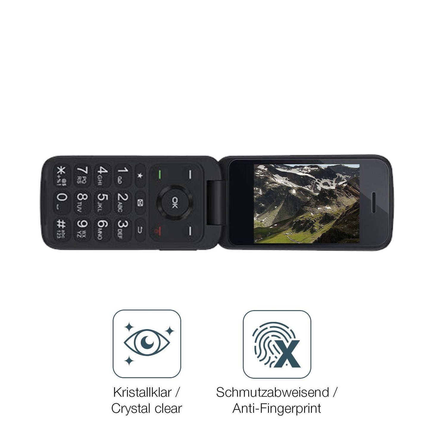 2x 9H Schutzfolie für TCL Flip 4 5G Panzerfolie (5)