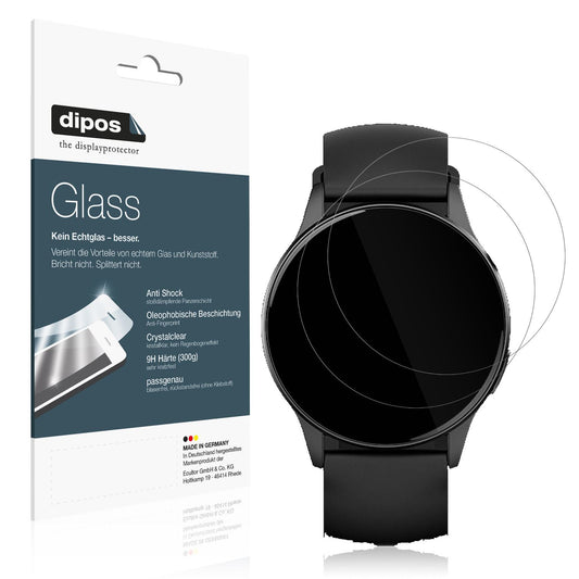 2x 9H Schutzfolie für 360Grad FITSmartWatch LIGHT  (1)