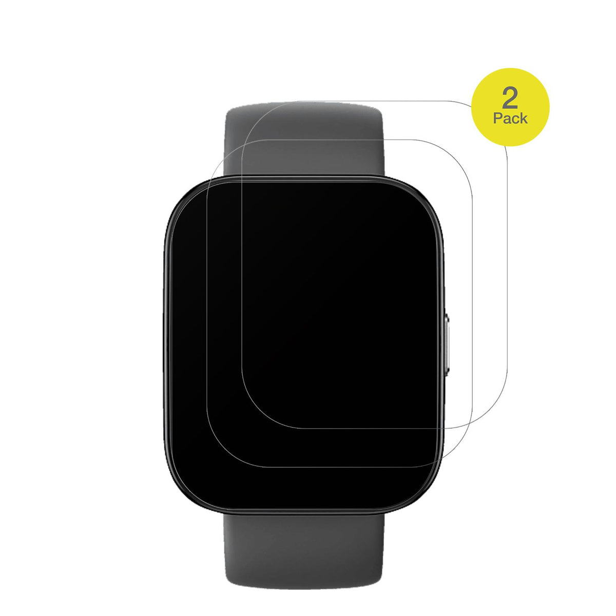 2x Full Cover Schutzfolie matt für Amazfit Bip 5 4 (2)