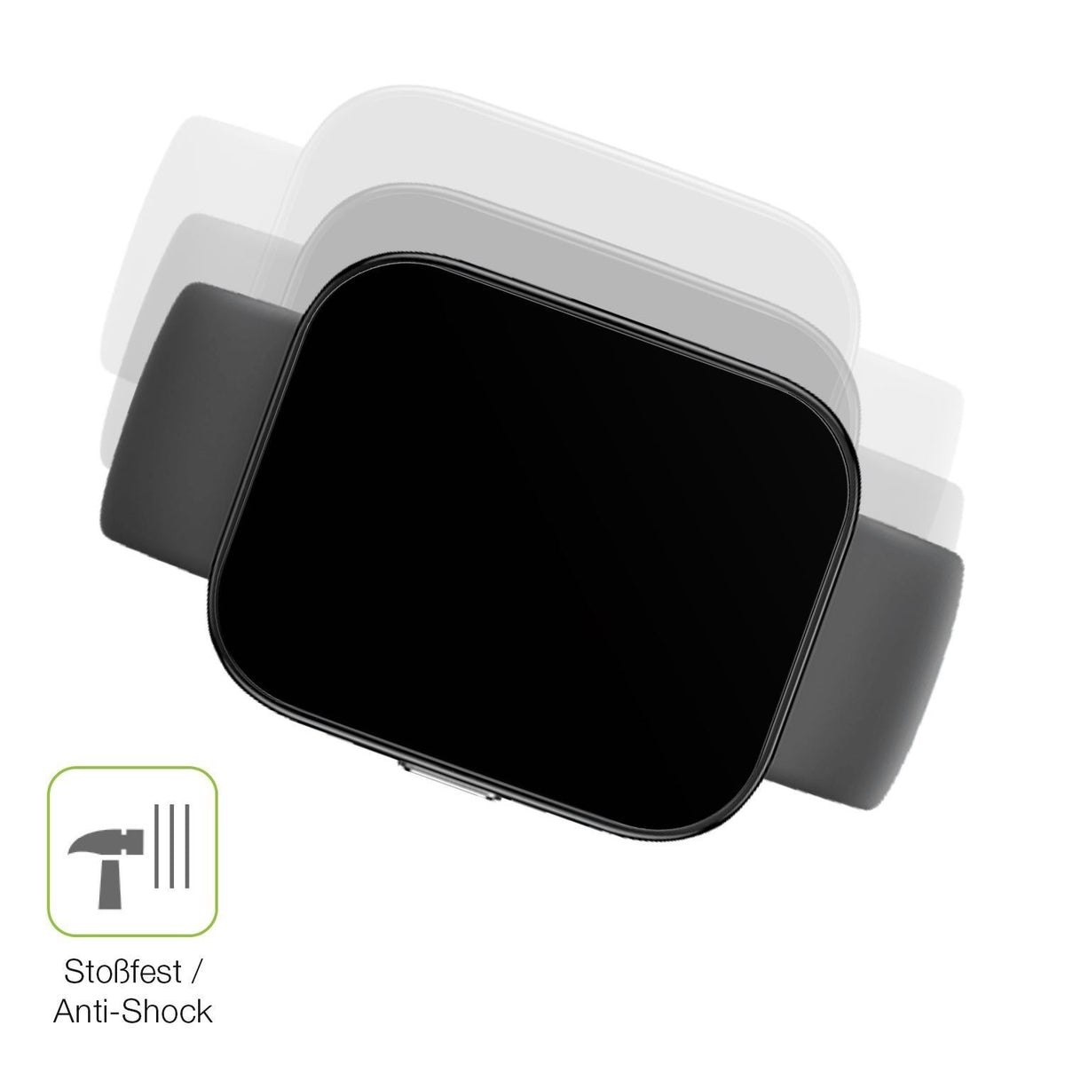 2x Full Cover Schutzfolie matt für Amazfit Bip 5 4 (4)