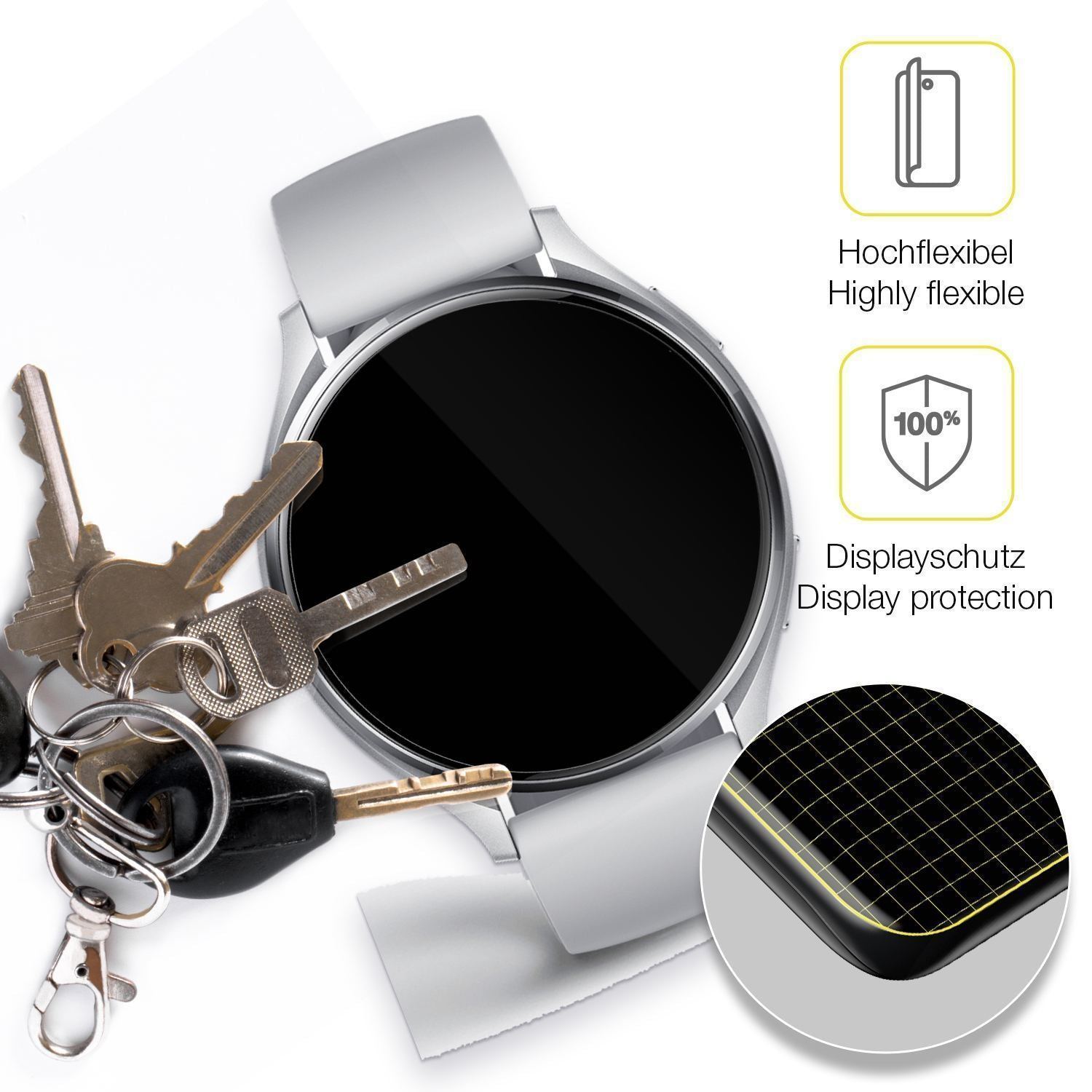 2x 3D Full Cover Schutzfolie für Xiaomi Watch 2 (3)