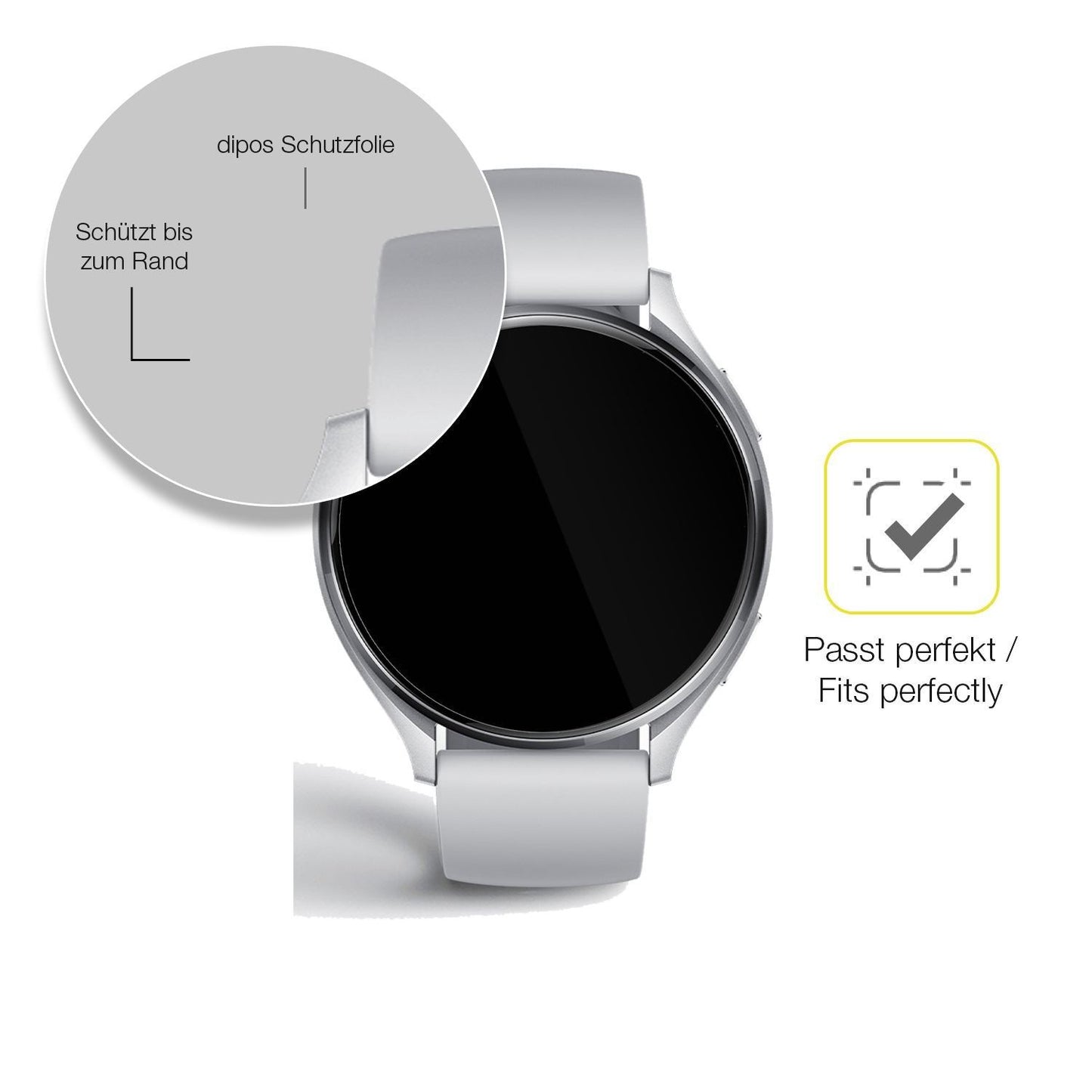 2x 3D Full Cover Schutzfolie für Xiaomi Watch 2 (6)