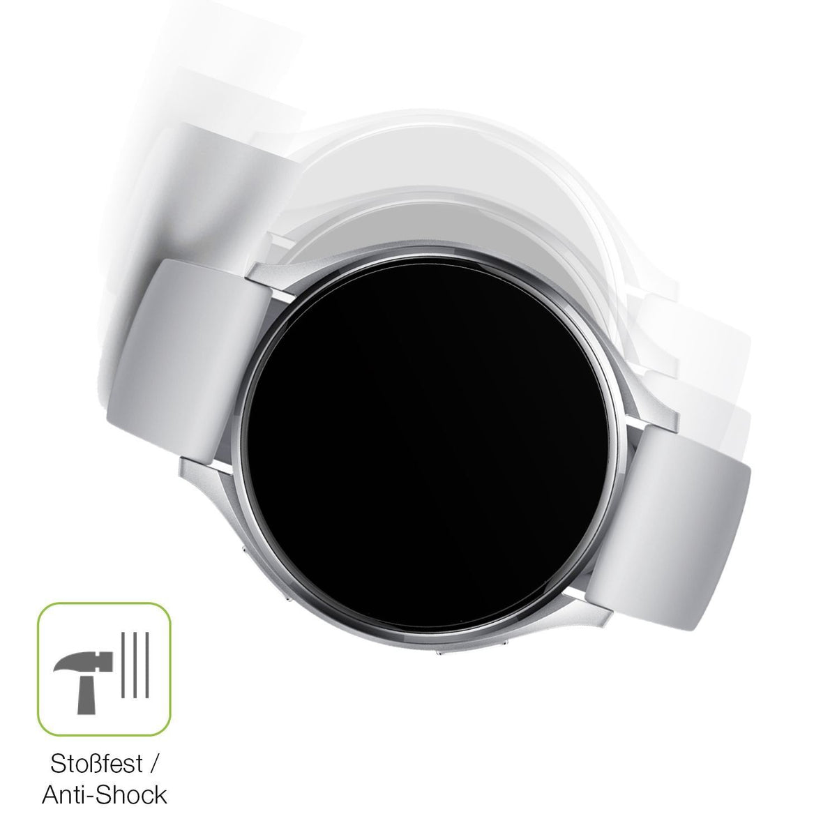 2x Full Cover Schutzfolie matt für Xiaomi Watch 2 (4)