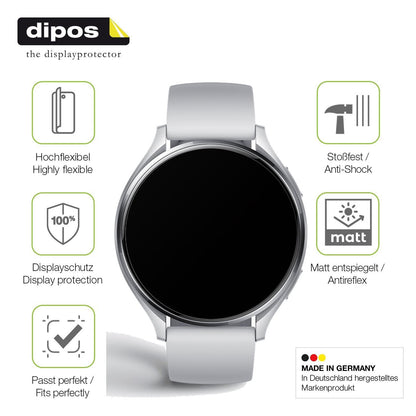 2x Full Cover Schutzfolie matt für Xiaomi Watch 2 (7)