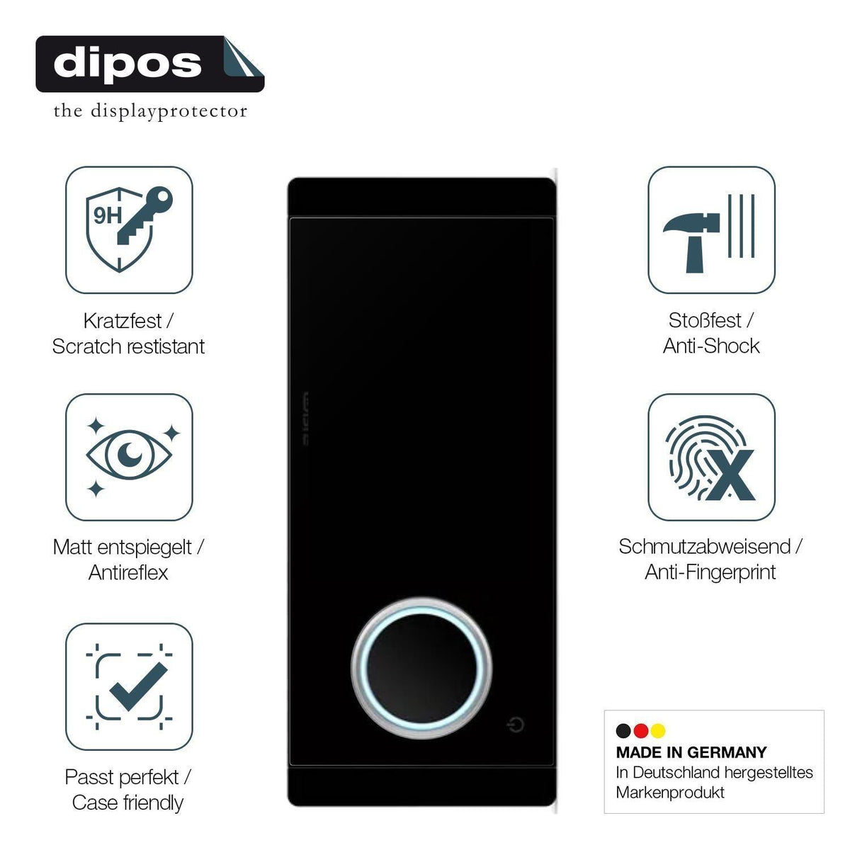 2x 9H Schutzfolie matt für Garmin Fusion Apollo MS (6)
