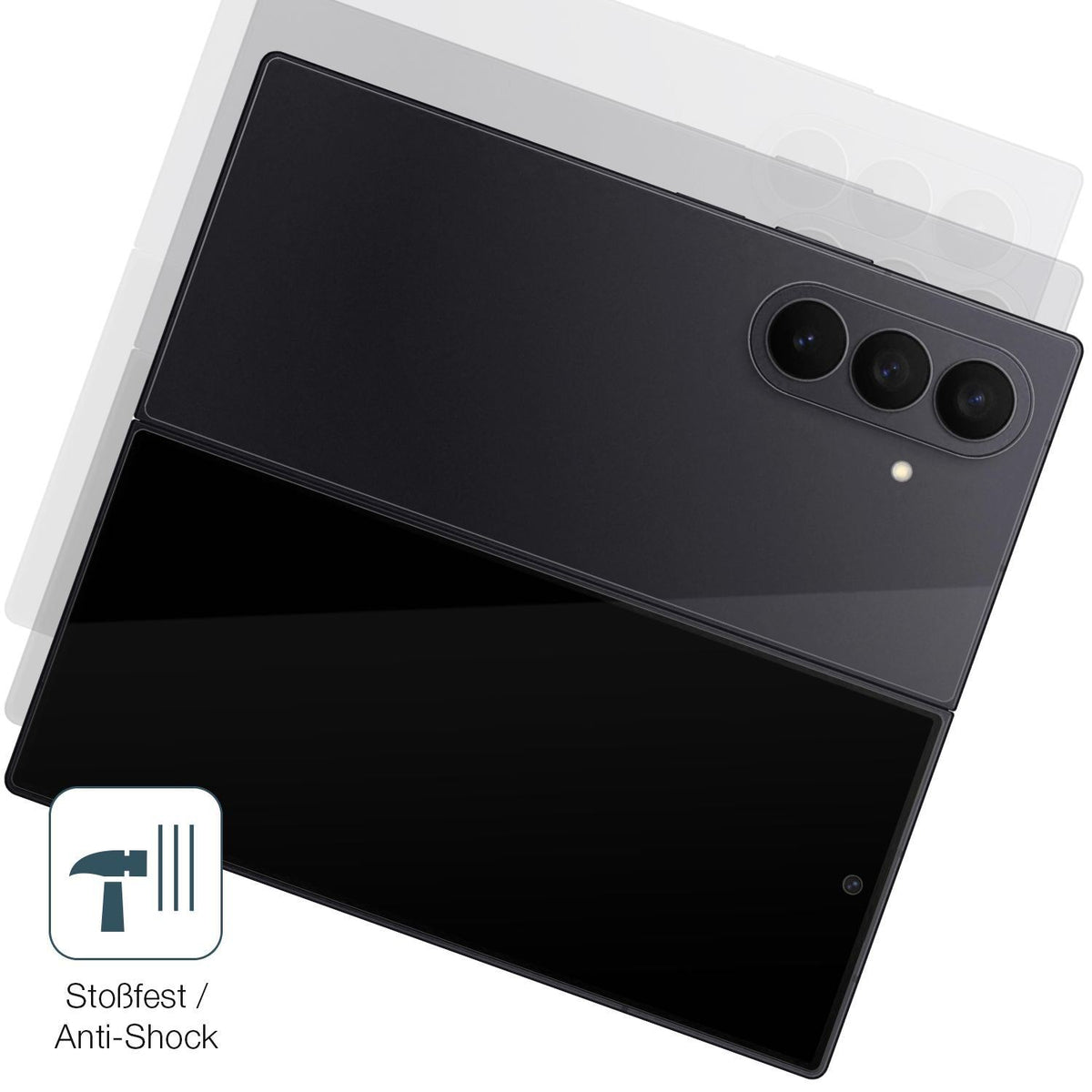 2x 9H Schutzfolie für Samsung Galaxy Z Fold7 Ausse (4)