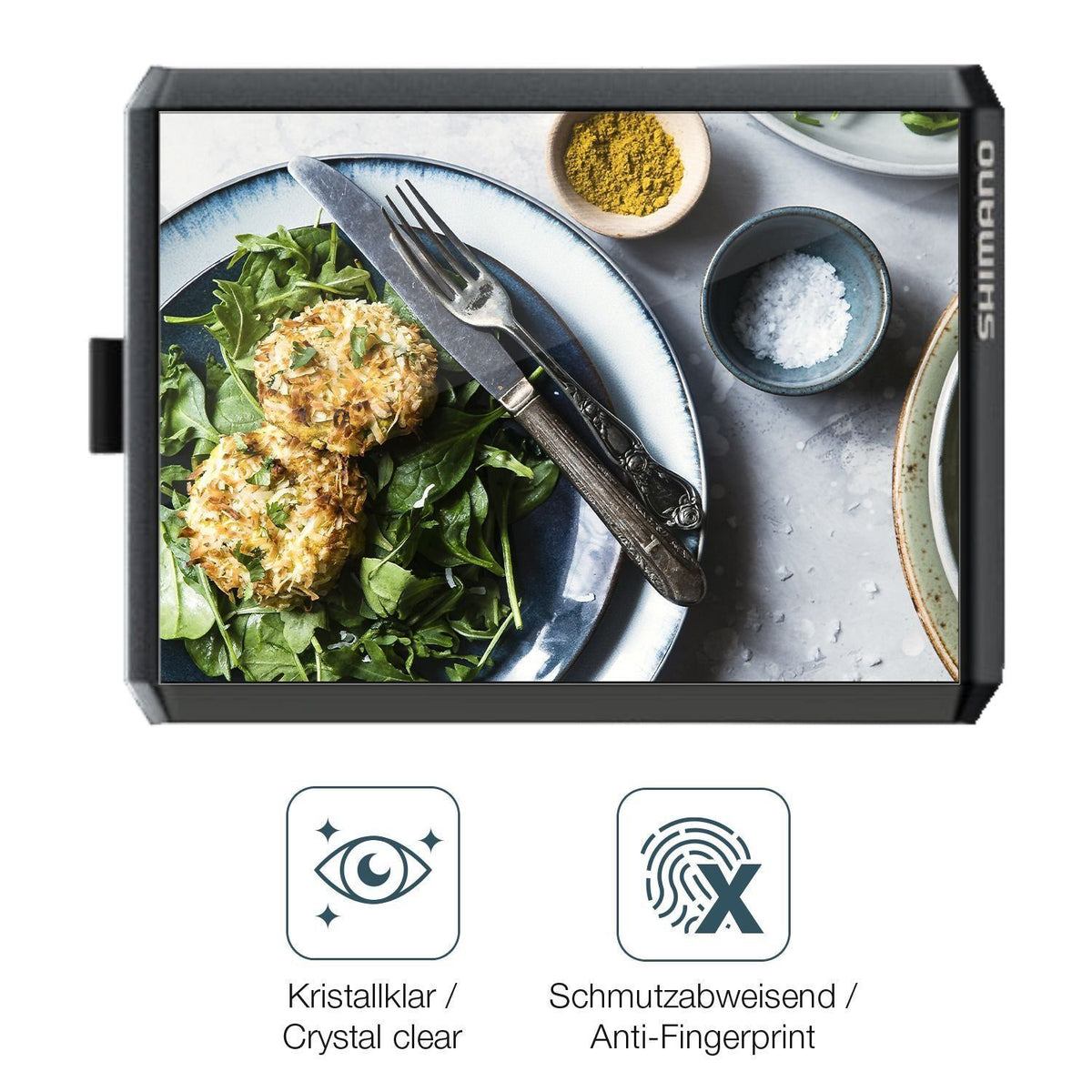 2x 9H Schutzfolie für Shimano SC-EN610 Panzerfolie (5)