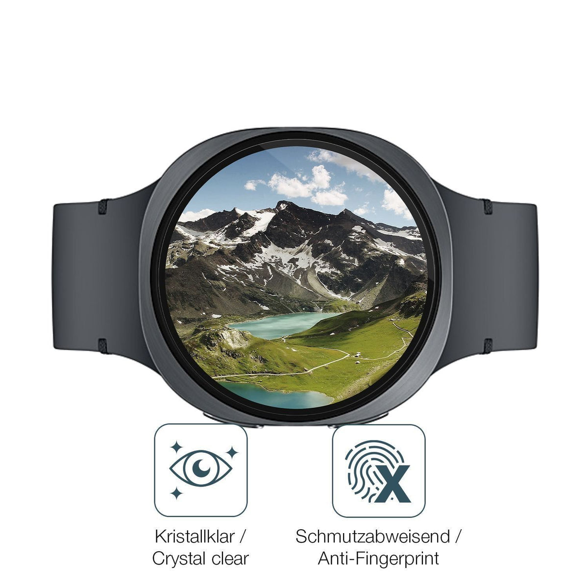 6x Schutzfolie klar für Samsung Galaxy Watch8 44mm (4)