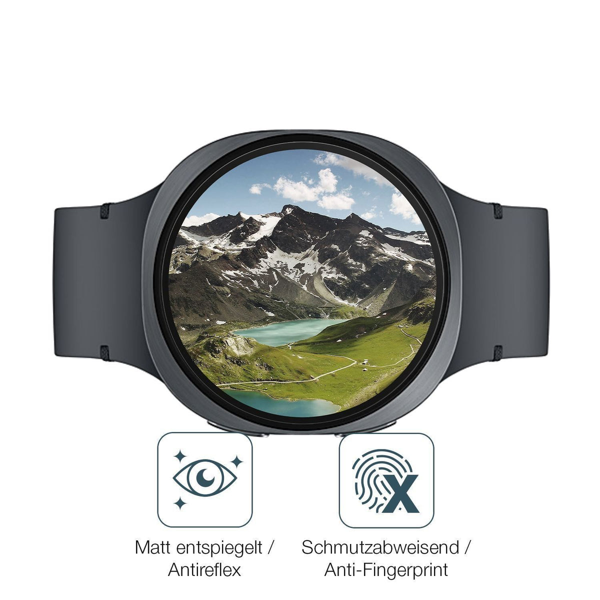 6x Schutzfolie matt für Samsung Galaxy Watch8 44mm (4)